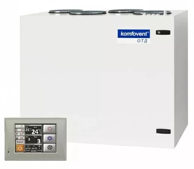 Приточно-вытяжная установка Komfovent ОТД-R-1500-UV-E F7/M5 (L/A)