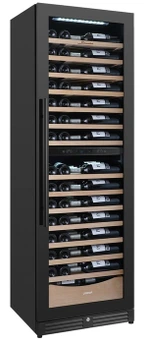 Отдельностоящий винный шкаф 101-200 бутылок Libhof SMD-110 slim black