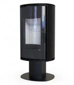 Дровяная печь DEFRO HOME ORBIS TOP, черная сталь