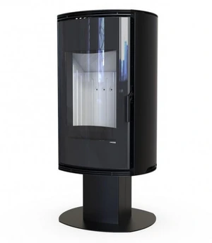 Дровяная печь DEFRO HOME ORBIS TOP, черная сталь