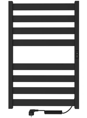 Электрический полотенцесушитель лесенка INDIGO Oktava Slim 5 (el) 80/50 Черный муар