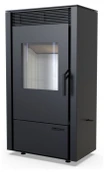Дровяная печь DEFRO HOME VIVA, черная сталь