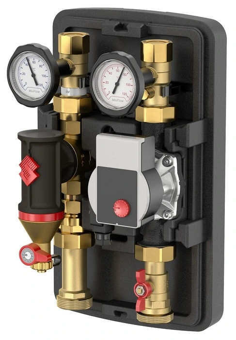 Насосная группа Meibes MeiFlow TOP S UC-CS DN32 с сепаратором шлама и насосом Grundfos UPM3 Hybrid 32-70