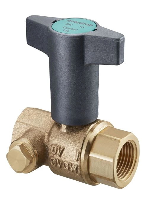 Шаровый кран Oventrop Optibal TW Ду 25 мм, Rp1"xRp1", PN10, бронза