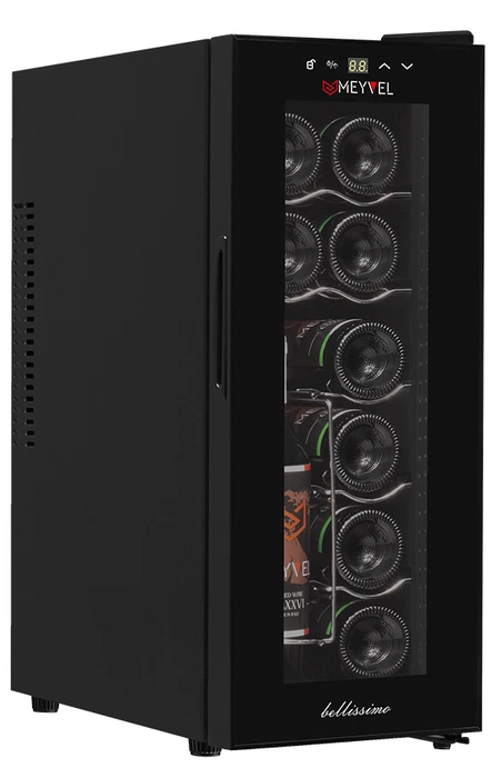 Отдельностоящий винный шкаф 12-21 бутылка MEYVEL MV12-TBD1