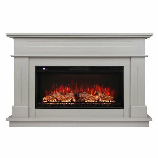 Линейный электрокамин Real-Flame REGENT 36 BG-P615 с очагом JOKER 36