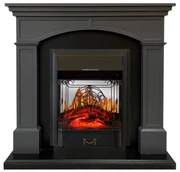 Электрокамин с классическим очагом 2D Royal Flame Langford (серый графит) с очагом Majestic FX M