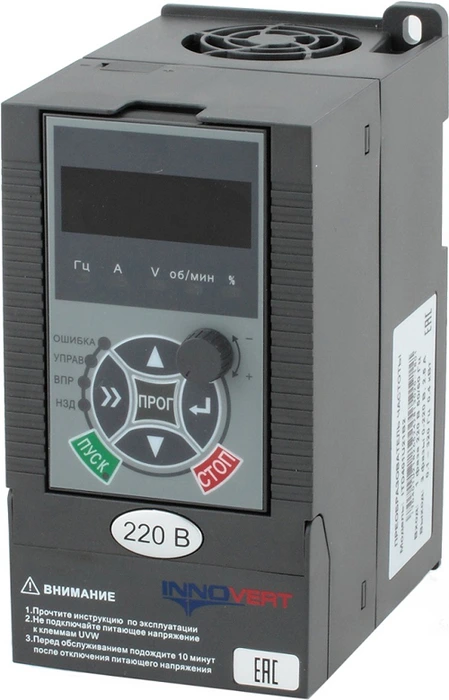 Частотный преобразователь INNOVERT ITD551U21B2_0302