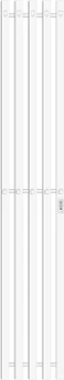 Электрический полотенцесушитель вертикальная лесенка Primoclima Sol Q C E White 150*24 5