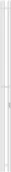 Электрический полотенцесушитель вертикальная лесенка Primoclima Sol R C E White 150*6 2