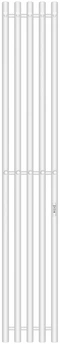 Электрический полотенцесушитель вертикальная лесенка Primoclima Sol R C E White 150*24 5