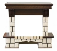 Угловой широкий портал Real-Flame Stone Corner 25/25,5 AO-217