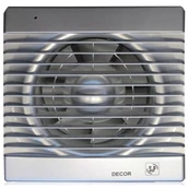 Вытяжка для ванной диаметр 120 мм Soler & Palau Decor 200C SILVER тонкий