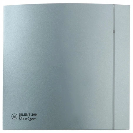 Вытяжка для ванной диаметр 120 мм Soler & Palau SILENT-200 CZ GREY DESIGN-4C с датчиком движения