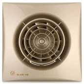 Вытяжка для ванной диаметр 100 мм Soler & Palau SILENT-100 CZ CHAMPAGNE тихий