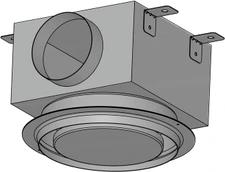 Приточно-вытяжной Sysimple NTG-2-9,5-125/20-RAL9016M-RAL9016M-PB с КСД