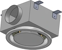 Приточно-вытяжной Sysimple NTP 125-200/20-RAL 9016М-PB