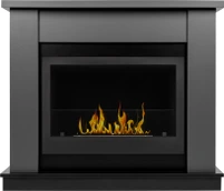 Напольный биокамин Firelight BFP/P-2520 с порталом Canto 25 графит