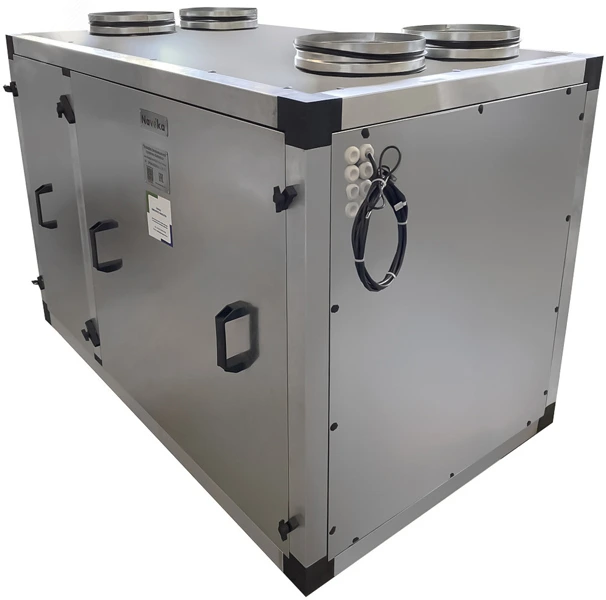 Приточно-вытяжная вентиляционная установка Naveka Node3-900(50c)/RR,VAC(D280),E2.3 Vertical с пультом TS4