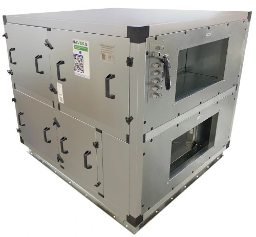 Приточно-вытяжная вентиляционная установка Naveka Node3-3600(50c)/RR,VEC(B355),E9.4 Classic с пультом TS4
