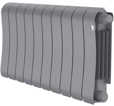 Биметаллический радиатор Royal Thermo Infinity 300 Silver Satin VR80 - 10 секц.