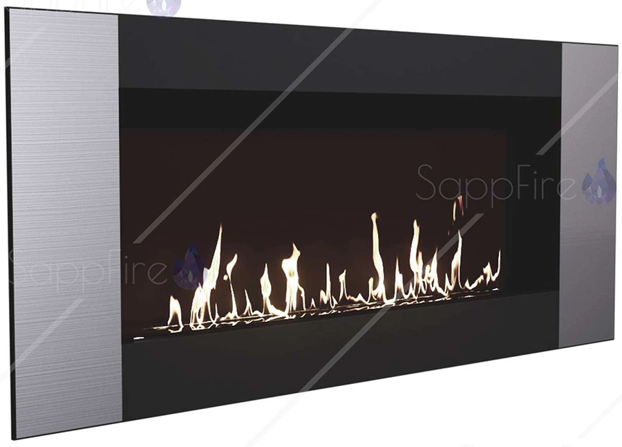 Настенный биокамин Sappfire Mercury Vertical 1800
