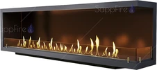 Настенный биокамин Sappfire угловой очаг 1900