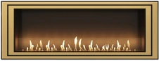 Настенный биокамин Sappfire Saturn латунь 1500