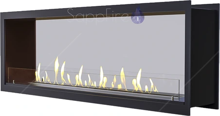 Настенный биокамин Sappfire сквозной очаг 700