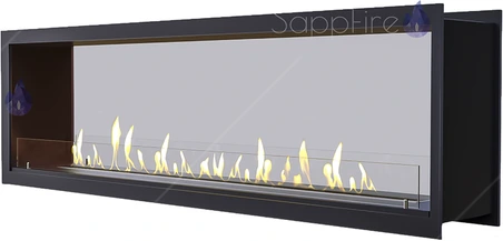 Настенный биокамин Sappfire сквозной очаг 1000