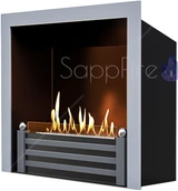 Напольный биокамин Sappfire Премиальная каминная вставка Silver M