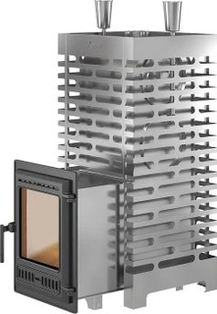 Дровяная печь 30 кВт ASTON 30 INOX (320М)