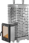 Дровяная печь свыше 30 кВт ASTON 38 INOX (320М) Long