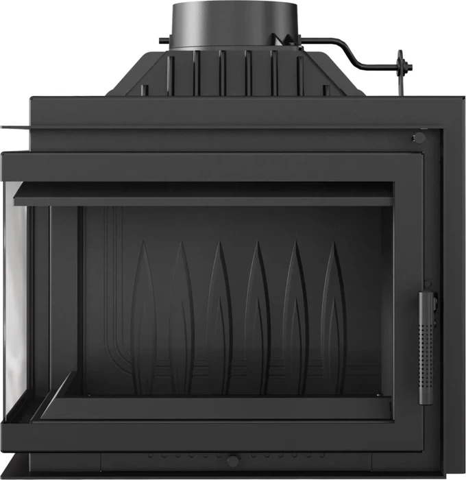 Угловая левая дровяная топка Kratki SIMPLE/M/S/L/BS/150 (угловое стекло слева)