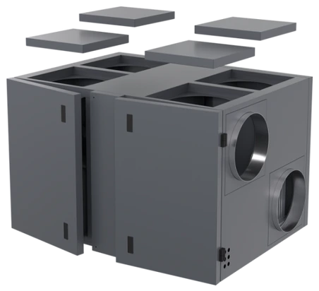 Приточно-вытяжная установка Zilon ZPVR-N 2000 UEL ЕС