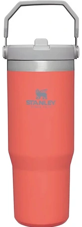 Термос Stanley IceFlow Flip Straw Tumbler (0,89 литра), гуава (10-09993-195)