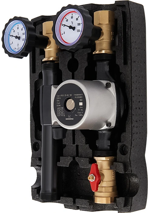 Насосная группа Hoobs DN25 (1"вр х 1 1/2"нр), с насосом