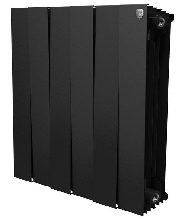 Биметаллический радиатор Royal Thermo Piano Forte 500 Noir Sable 12 секц.