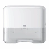 Диспенсер для бумажных полотенец Tork Singlefold ZZ и С mini белый (арт.553100)