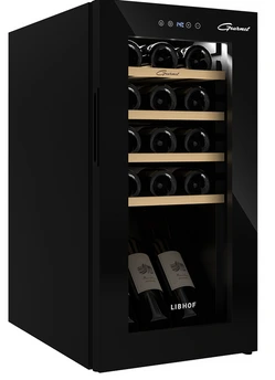 Отдельностоящий винный шкаф 12-21 бутылка Libhof GM-15 black