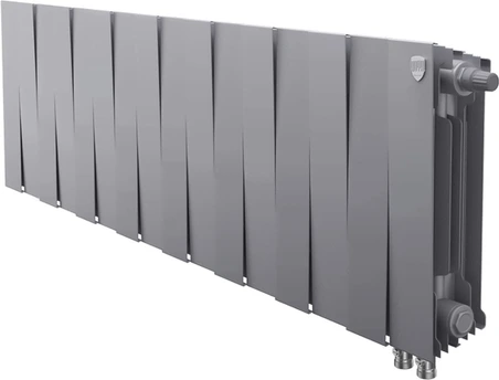 Биметаллический радиатор Royal Thermo PianoForte 300 /Silver Satin - 16 секц. VDR