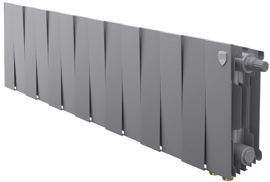 Биметаллический радиатор Royal Thermo PianoForte 200 /Silver Satin - 14 секц. VDR