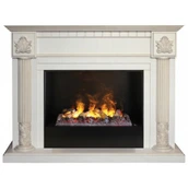 Электрокамин с широким очагом 3D Real-Flame Imperia 33/26 WT-519G с очагом 3D CASSETTE 630 Black Panel