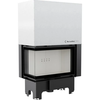 Угловая левая дровяная топка Kratki VNL/810/410