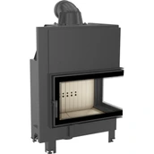 Угловая правая дровяная топка Kratki MBO/P/BS/SG (гнутое стекло)