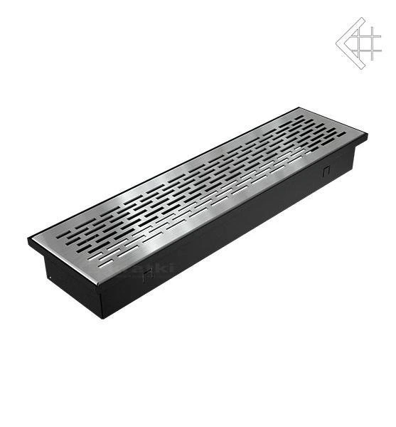 Вентиляционная решетка для камина Kratki НАПОЛЬНАЯ стальная 9x40 940/SZ/FLOOR