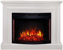 Электрокамин с широким очагом 2D Real-Flame Weston 33 WT-P511 с очагом Firespace 33