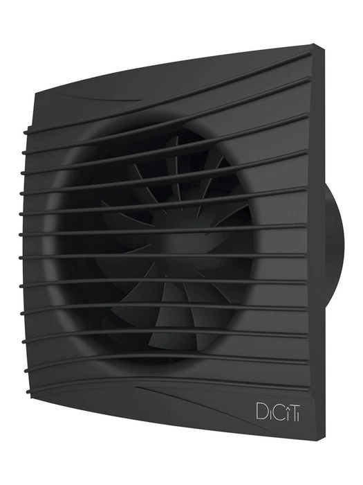 Вытяжка для ванной диаметр 100 мм DiCiTi SILENT 4C Matt Black