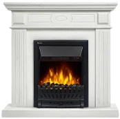 Электрокамин с классическим очагом 2D Electrolux EFP/P-1020LS с порталом Firelight Bianco Classic белый