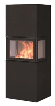 Готовый дровяной каминокомплект Nordpeis Box (топка N-20U, черный)
